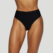 Jiv High Rise Thong Black