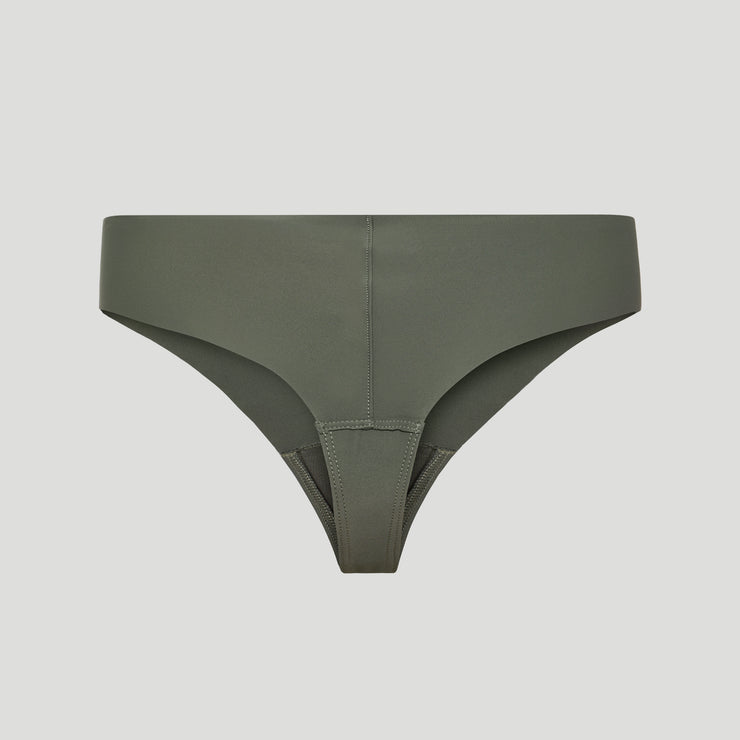 Jiv High Rise Thong Moss