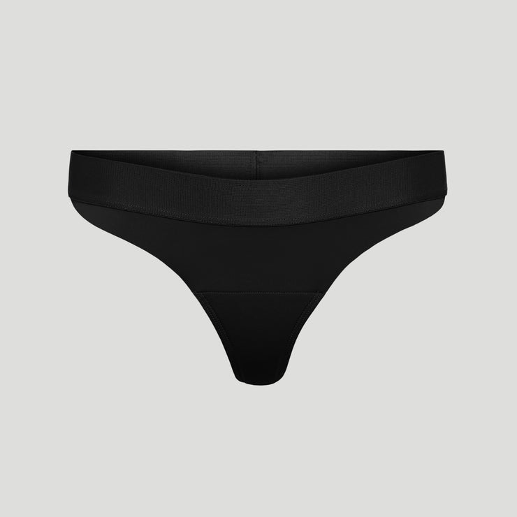 Jiv Low Rise Thong Black