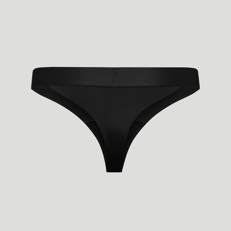 Jiv Low Rise Thong Black