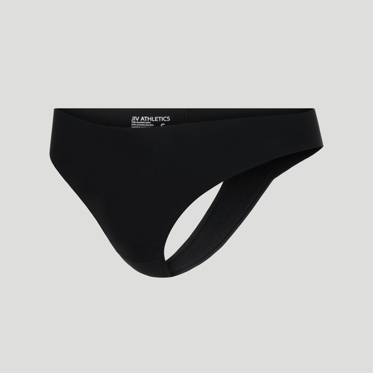 Jiv Mid Rise Thong Black