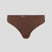 Jiv Mid Rise Thong Coffee